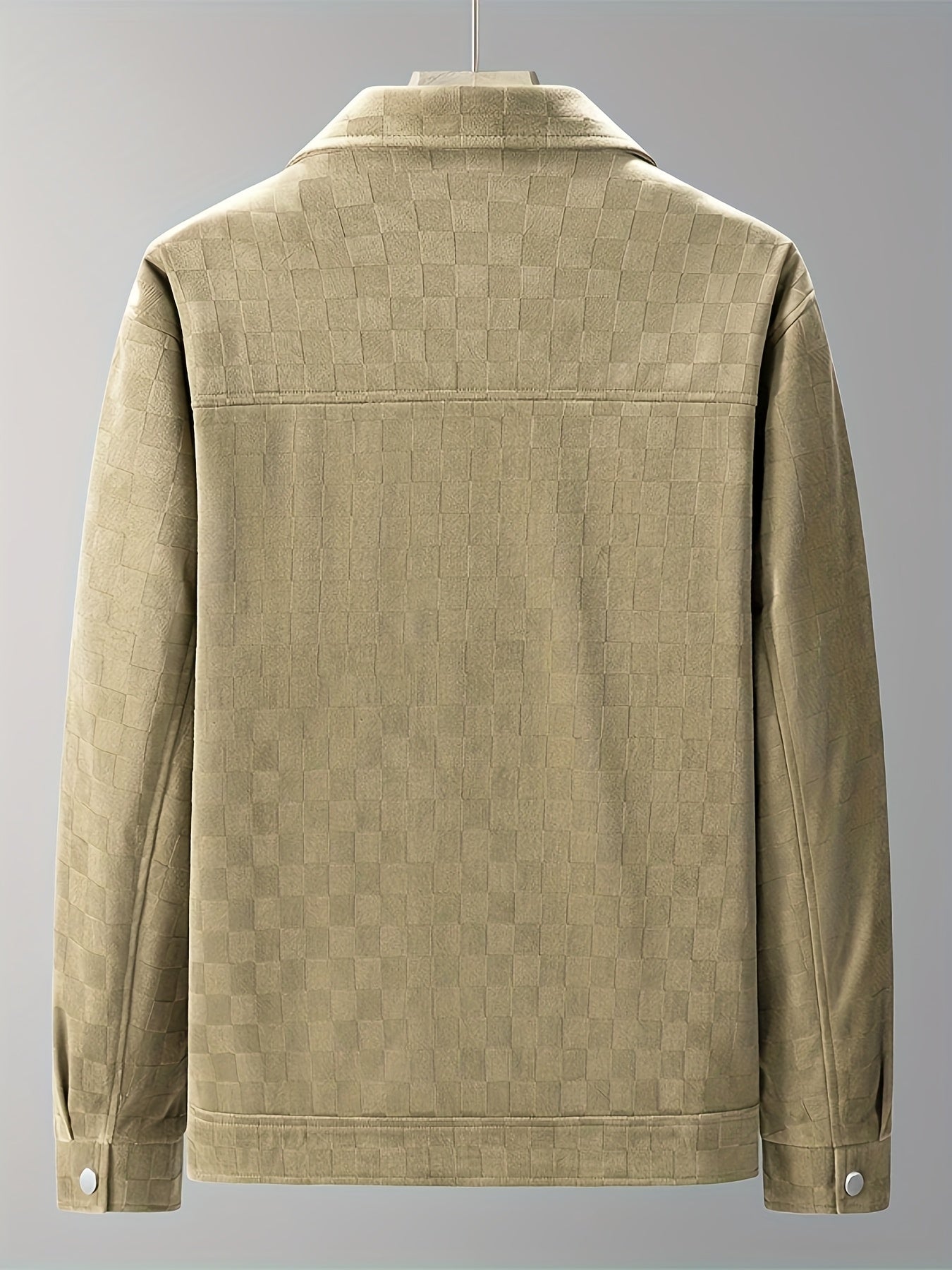 Chaqueta de ante a cuadros Taylor