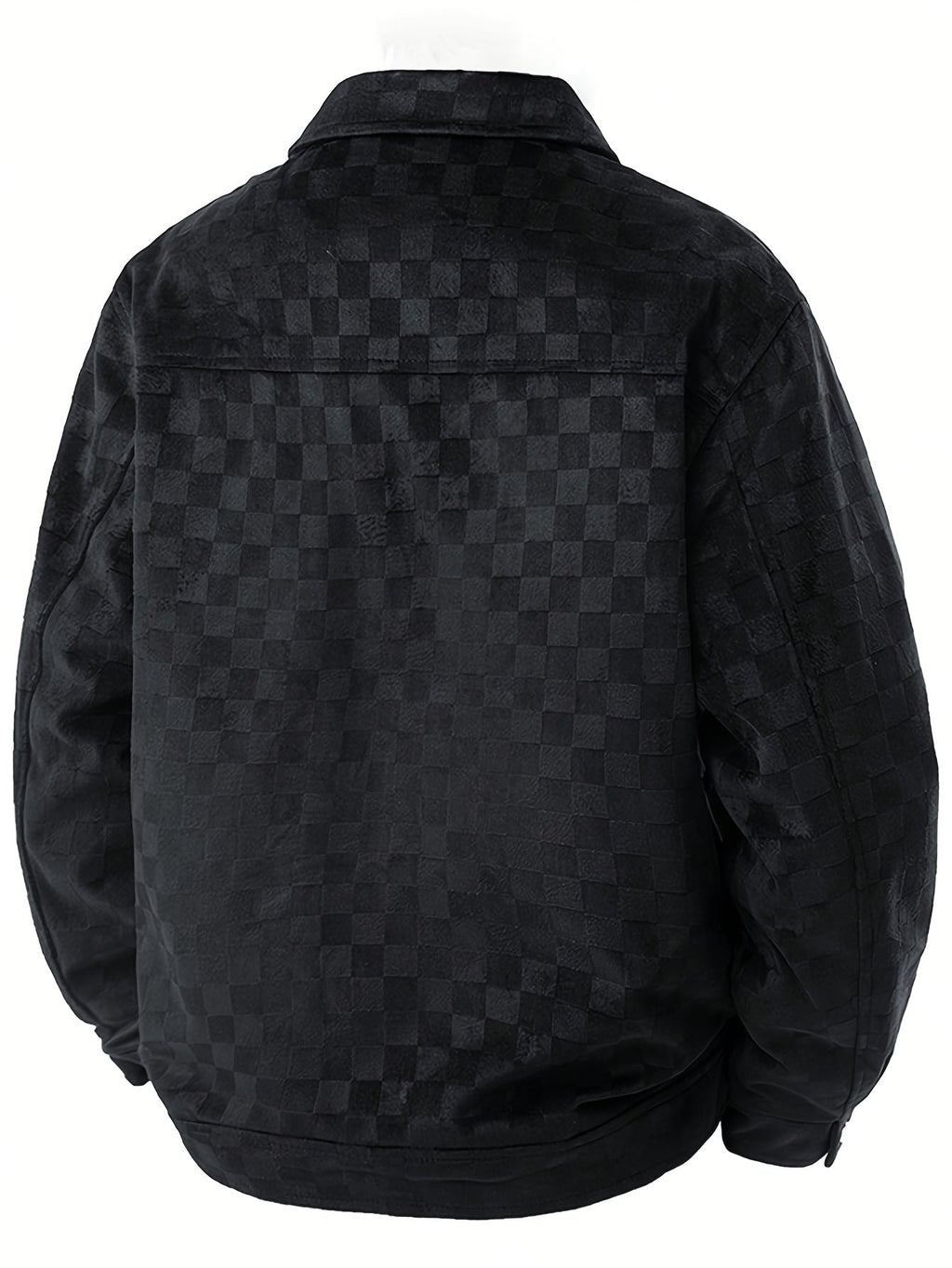 Chaqueta de ante a cuadros Taylor